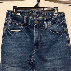 American Eagle Outfitters Men's Slim Jeans - Deep Blue